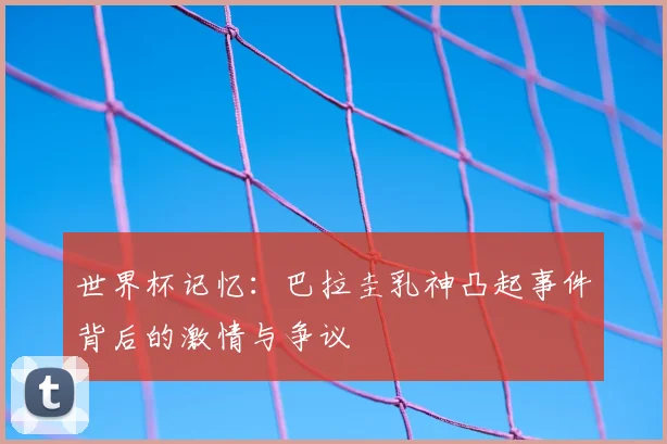 世界杯记忆：巴拉圭乳神凸起事件背后的激情与争议